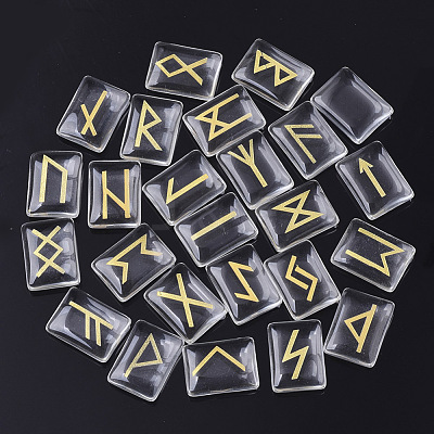 Glass Cabochons G-R461-16G-1