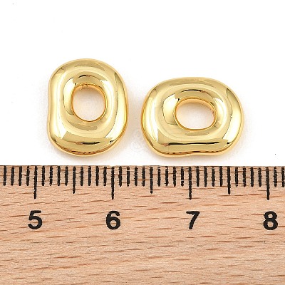 Brass European Beads KK-CBA78C7-33B-G-1