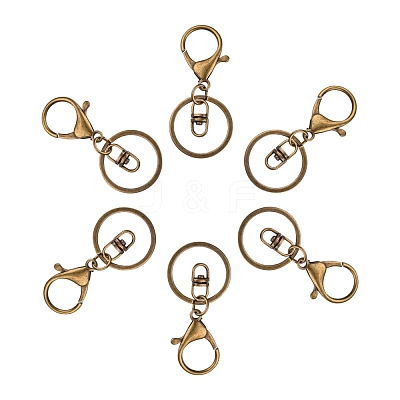 Iron Lobster Clasp Keychain KEYC-E016-01AB-1