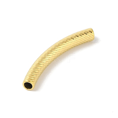 304 Stainless Steel Curved Tube Beads STAS-M071-03B-G-1
