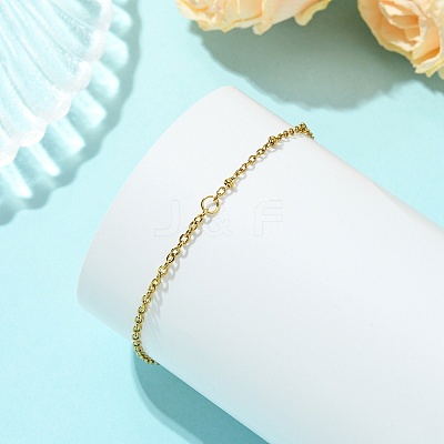 304 Stainless Steel Satellite Chain & Cable Chain Bracelets BJEW-JB14160-01-1