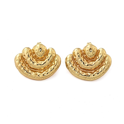 304 Stainless Steel Stud Earrings for Women EJEW-U052-04G-1
