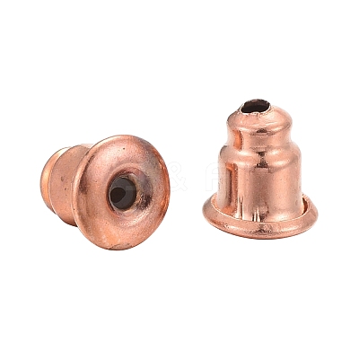 500Pcs 5 Style Brass Ear Nuts KK-LS0001-21-1