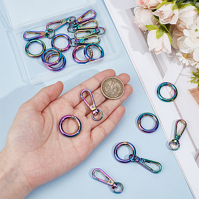 10Pcs Alloy Swivel Clasps DIY-PH0031-48-1