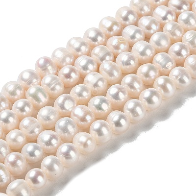 Natural Cultured Freshwater Pearl Beads Strands PEAR-E018-15-1