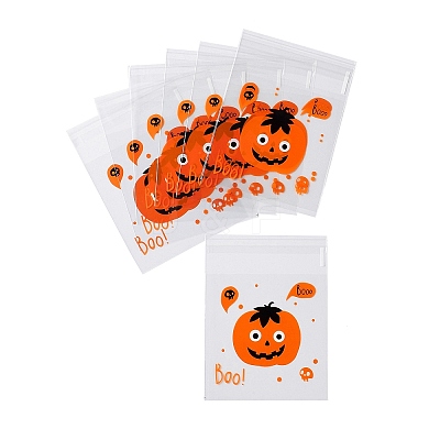 Halloween Theme Plastic Bakeware Bag ABAG-F007-03A-1