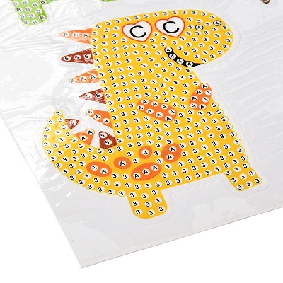 DIY Dinosaur Diamond Painting Stickers Kits For Kids DIY-O016-08-1