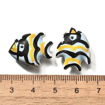 Handmade Porcelain Beads PORC-S002-02F-1