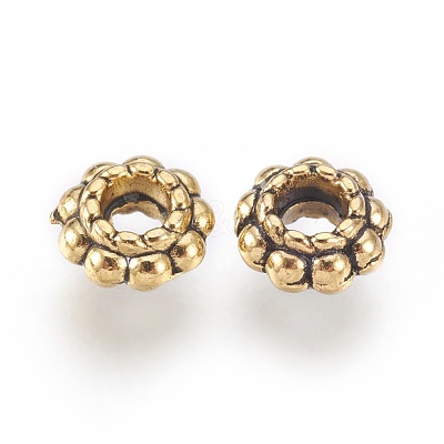 Tibetan Style Alloy Spacer Beads K0870031-1