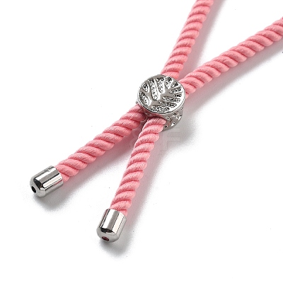 Twisted Nylon Cord Silder Bracelets DIY-B066-03P-25-1
