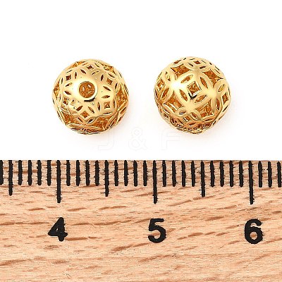 Brass Beads KK-D407-04G-A-1