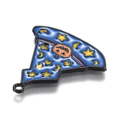 Halloween Theme Witch Hat Alloy Enamel Pendants LS-X-ENAM-J649-11B-01-1