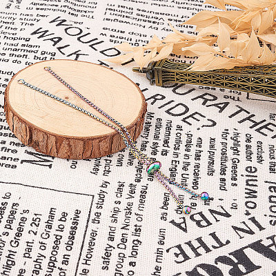 Stainless Steel Slider Bracelet/Bolo Bracelet Making MAK-CJ0002-02-1