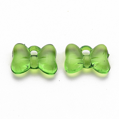 Transparent Acrylic Pendants LS-TACR-T024-02BA-925-1