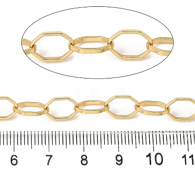 Brass Polygon Link Chains CHC-C014-02B-G-1