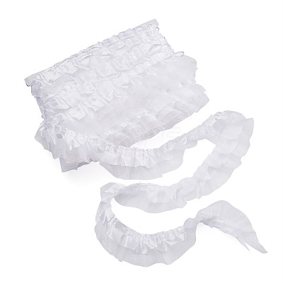 2-Layer Pleated Satin Organza Ribbons PJ-TAC0004-02A-1
