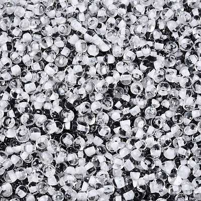 8/0 Inside Colours Transparent Glass Seed Beads X1-SEED-T007-06B-1