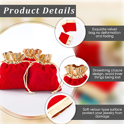Rectangle Velvet Jewelry Pouches Bags TP-BBC0001-09B-01-1