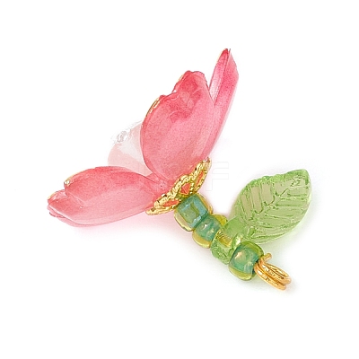 Transparent Acrylic Pendants X1-PALLOY-MZ00822-02-1