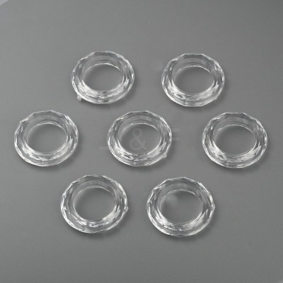Transparent Acrylic Beads X-PL671Y-1-1