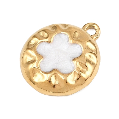 304 Stainless Steel Enamel Pendants STAS-P430-03B-G03-1