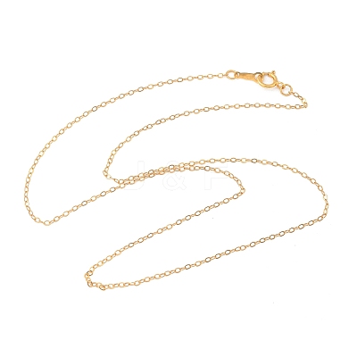 1/20 14K Gold Filled Cable Chain Necklaces for Women Men NJEW-Z068-02G-01-1