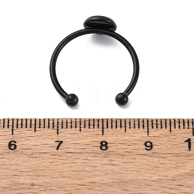304 Stainless Steel Open Cuff Ring Components LS-RJEW-WH0011-07A-EB-1