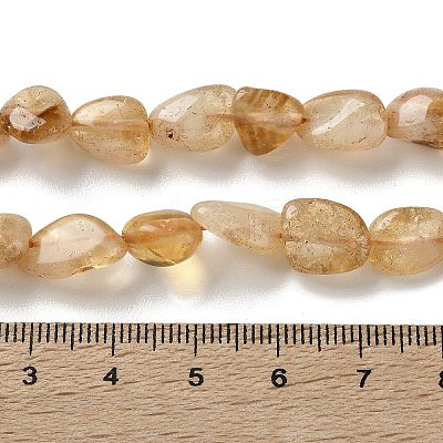 Natural Citrine(Heated) Beads Strands X-G-F827-A01-02-1