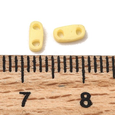 2-Hole Baking Paint Glass Seed Beads SEED-S023-17A-12-1