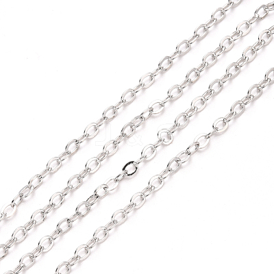 Brass Cable Chains CHC-T008-06B-P-1