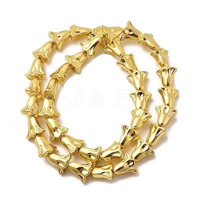 Electroplate Glass Beads Strands X-EGLA-F166-14G-1