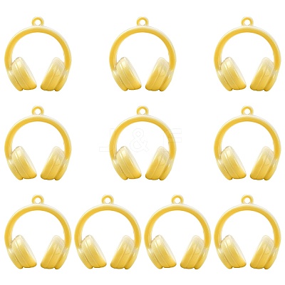 Two Tone Opaque Acrylic Pendants SACR-FZC0001-002F-1