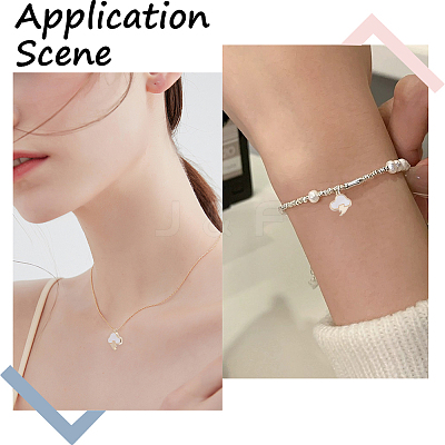 6Pcs Natural Sea Shell Cloud Charms KK-BBC00014-93-1