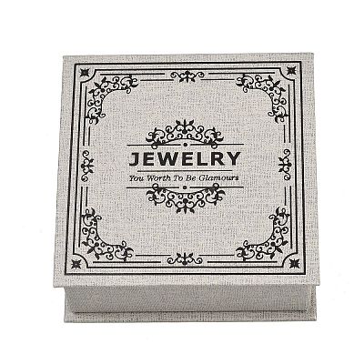 Floral Printed Paper Jewelry Display Magnetic Cases CON-K015-03C-03-1