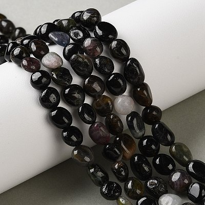 Natural Tourmaline Beads Strands G-C268-A02-8x10mm-1