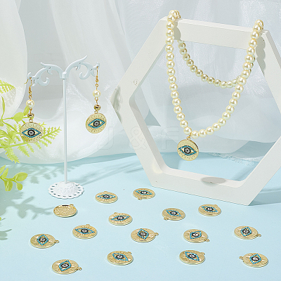 20Pcs Rack Plating Alloy Pendants FIND-SC0013-22-1