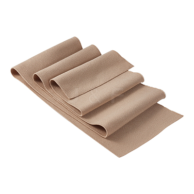 Polyester Stretch Kintted Rib Fabric FIND-WH0137-25C-1