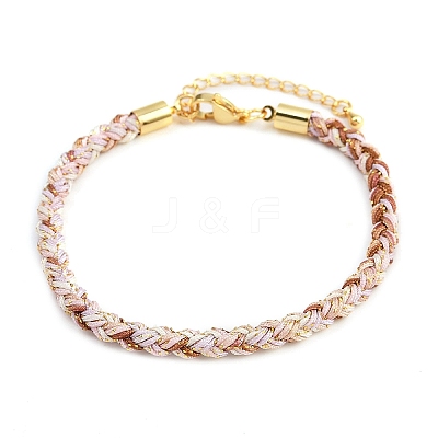 4MM Braided Nylon Cord Bracelets FIND-A057-01G-17-1