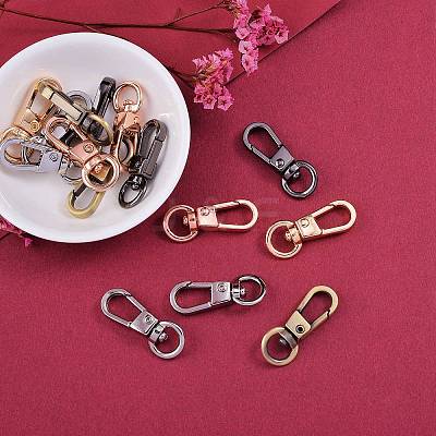 Alloy Swivel Clasps PALLOY-SZ0001-08-1
