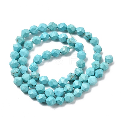 Natural Magnesite Beads Strands G-P598-B01-01-1
