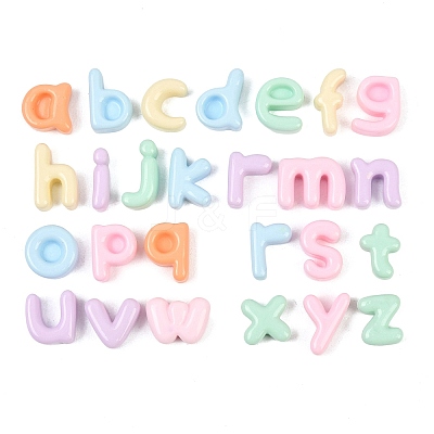 Opaque Resin Cabochons RESI-G124-02-1