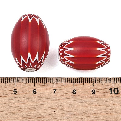 Handmade Millefiori Glass Beads GL-CBAAE72-01A-1