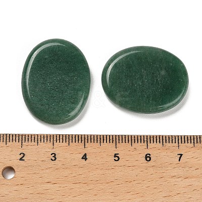 Natural Green Aventurine Cabochons G-C166-02G-1