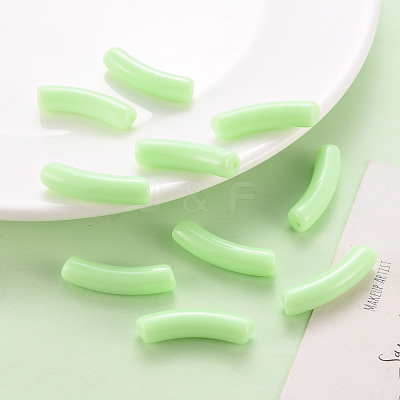 Opaque Acrylic Beads X-MACR-S372-002B-S028-1