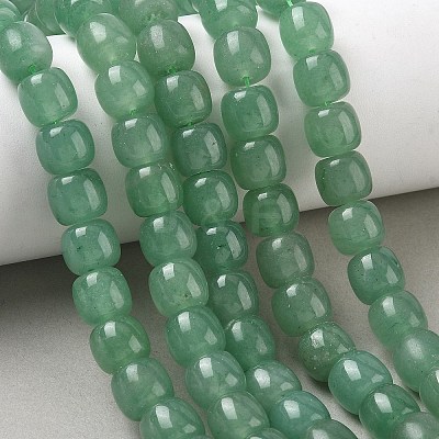 Natural Green Aventurine Beads Strands GG-CBA9281-D01-9x10mm-1