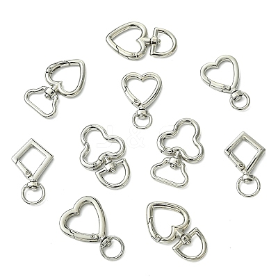 28Pcs 7 Styles Alloy Swivel Clasps FIND-CJ0005-59-1
