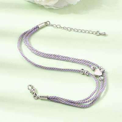 Polyester Multi-Strand Bracelets FB-CBA983F-02P-04-1