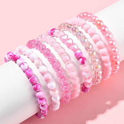 Pink Color Theme DIY Jewerly Making Kit DIY-FS0008-78-1