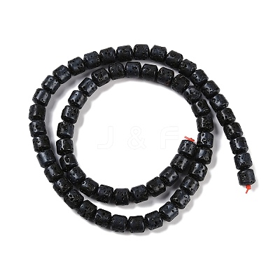 Natural Lava Rock Beads Strands G-A234-E02-01-1