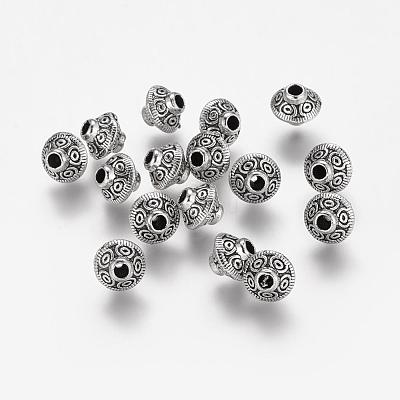 Tibetan Style Alloy Beads X-TIBEB-5981-LF-2-1